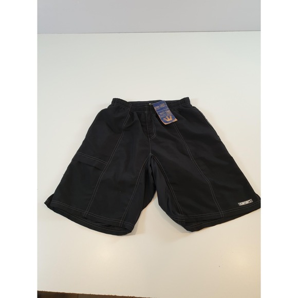 Canari Canyon Gel Baggy Shorts Mens Medium Black Cycling Padded Liner New Tags - Picture 1 of 13